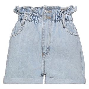PacSun mom shorts paperbag waist high rise denim. Size 30